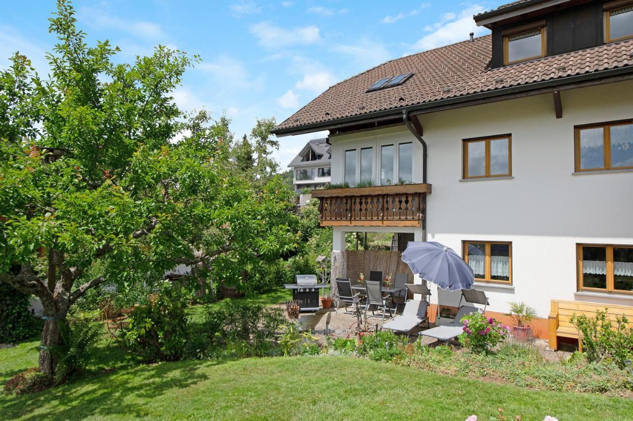 Ferienwohnung Blasi Mit Alpensicht Ibach Buitenkant foto