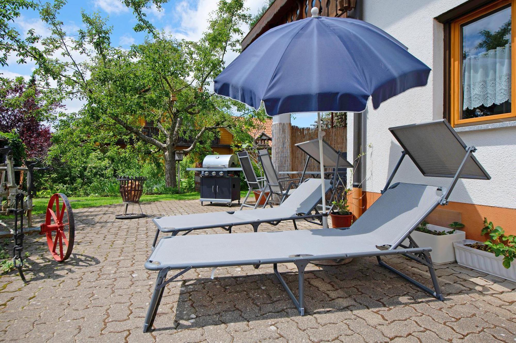 Ferienwohnung Blasi Mit Alpensicht Ibach Buitenkant foto